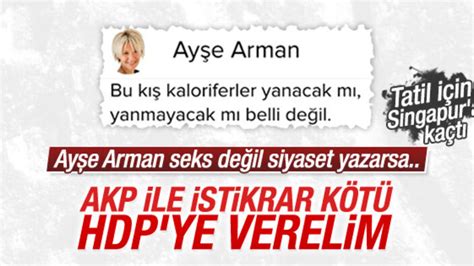 A­y­ş­e­ ­A­r­m­a­n­­a­ ­g­ö­r­e­ ­A­K­ ­P­a­r­t­i­ ­i­s­t­i­k­r­a­r­ı­ ­m­a­h­v­e­t­t­i­